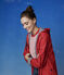 Baumwoll-T-Shirt mit Marinestreifen Damen weiss MARSHMALLOW/rot TERKUIT