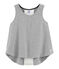 Sport-Tanktop f&uuml;r M&auml;dchen grau