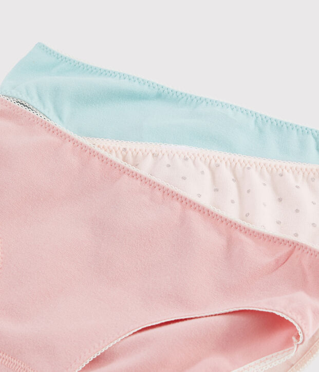 Set mit 3 paillettenbesetzten H&ouml;schen f&uuml;r M&auml;dchen vielfarbig