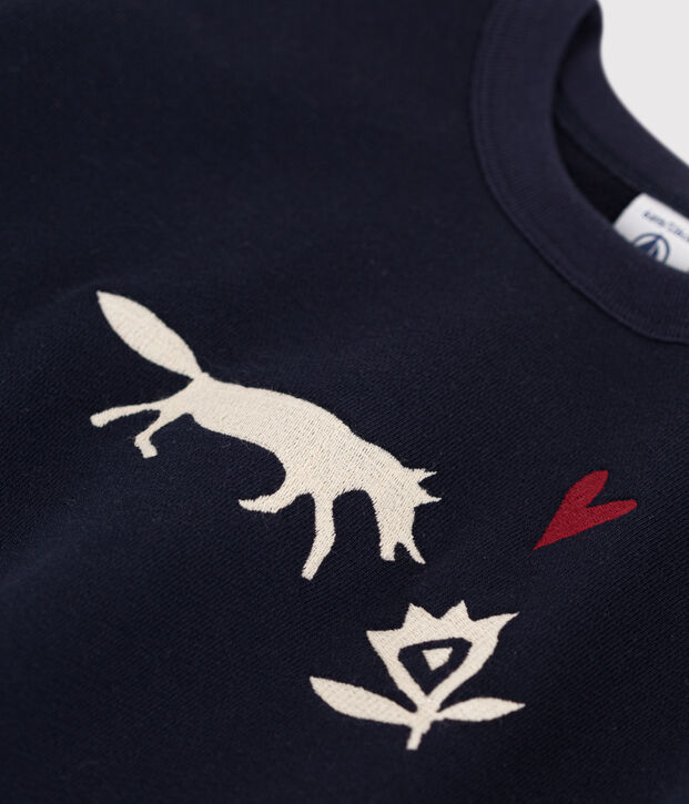Sweatshirt aus Molton f&uuml;r Kinder/M&auml;dchen SMOKING