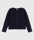 Damen-Cardigan aus gestepptem Doppeljersey