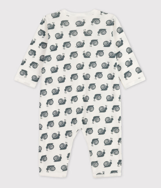Fußloser Baby-Strampler weiss MARSHMALLOW/ DUCKY