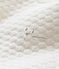 Wattierter Unisex Baby Schlafsack weiss MARSHMALLOW