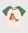 Kurzärmeliges Baby-T-Shirt aus feinem Jersey AVALANCHE/ PALMERAIE