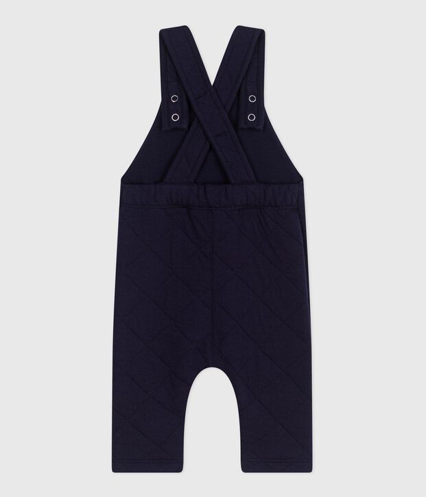 Langbeinige Baby-Latzhose aus dickem Jersey, einfarbig SOIR