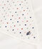 Baby Badetuch aus Baumwolle  weiss MARSHMALLOW/weiss MULTICO