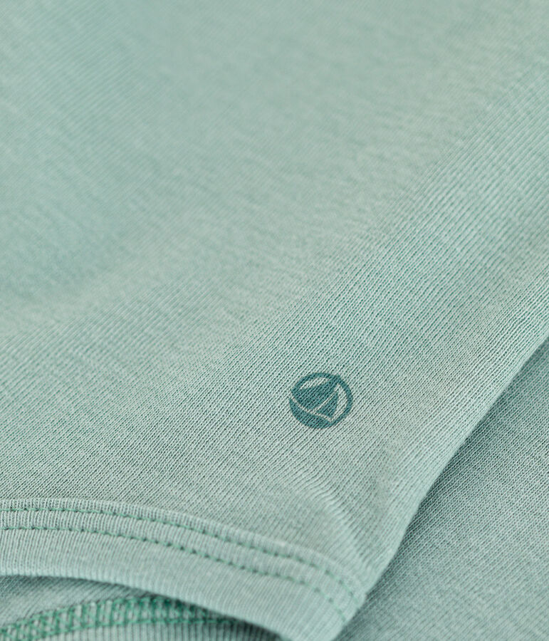 Lang&auml;rmeliger Body mit Kragen aus Baumwolle f&uuml;r Babys gr&uuml;n