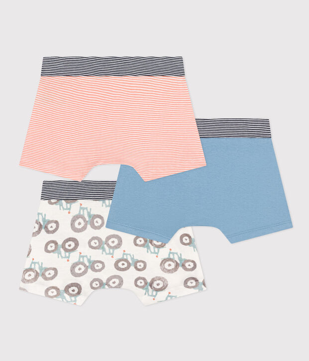 3er-Set Boxershorts aus Baumwolle mit Treckermotiv f&uuml;r Jungen vielfarbig