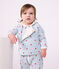 Wendbare Baby-Weste aus Baumwolle mit Herzmotiv weiss/vielfarbig
