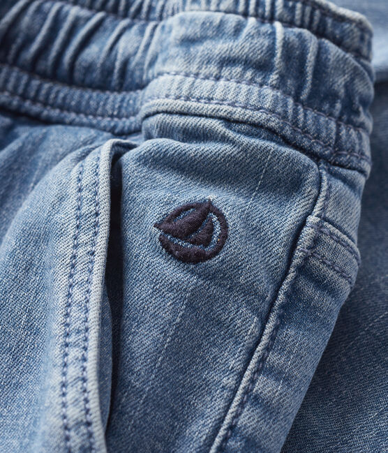 Hose in Regular-Fit-Passform aus hellem Denim für Jungen blau DENIM BLEU