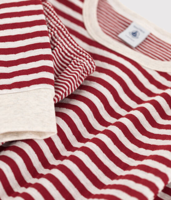 Kinderpyjama aus Doppeljersey mit Streifen für Jungen STOP/ MONTELIMAR