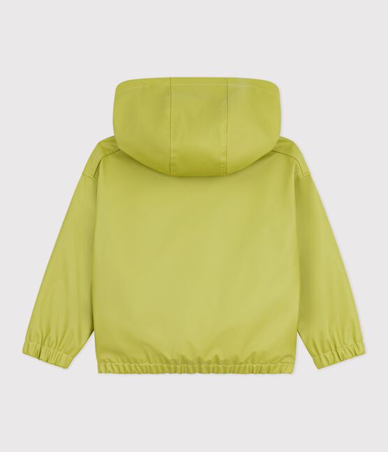 Kinder-Jacke aus einfarbigem PU grün MOSS