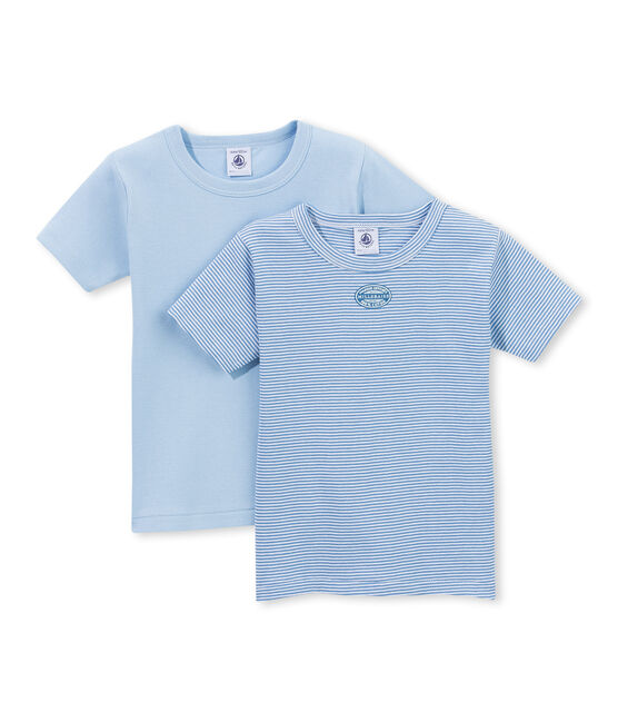 Set mit zwei ringelgestreiften Jungen TShirts lot .