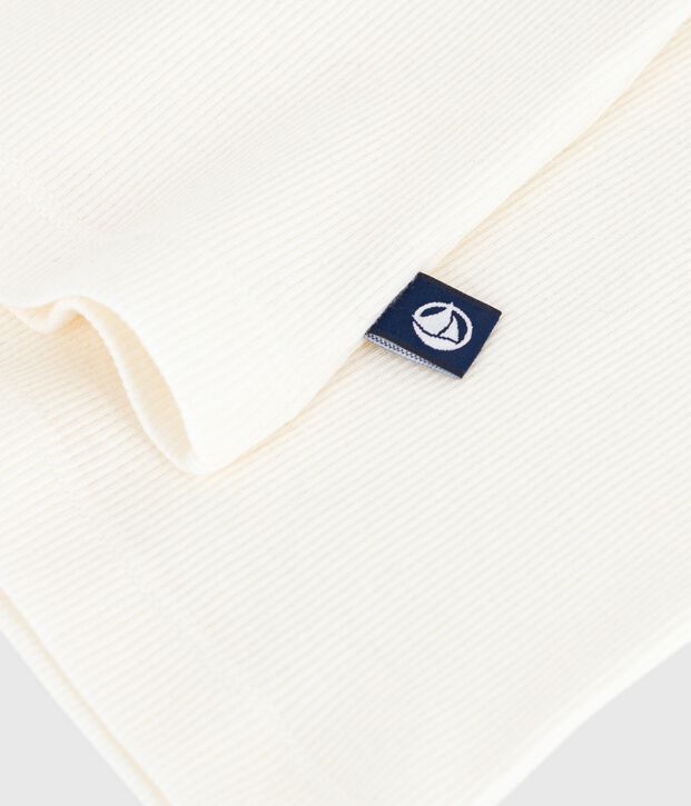 Damen-Tanktop aus Wolle und leichter Baumwolle MILK