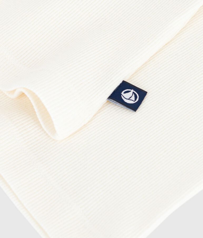 Damen-Tanktop aus Wolle und leichter Baumwolle naturfarben