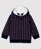Baby-Kapuzensweatshirt für Jungen blau SMOKING/weiss MULTICO