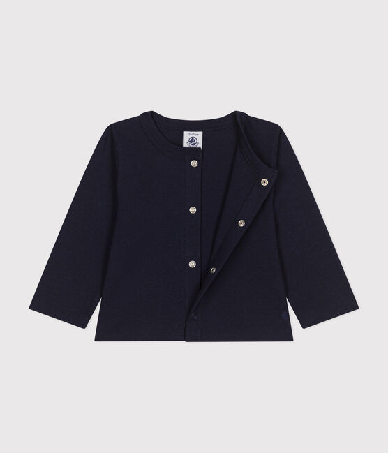 Baby-Cardigan aus Baumwolle blau SMOKING