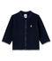 Baby-Cardigan aus gestepptem Doppeljersey für Jungen blau SMOKING CN