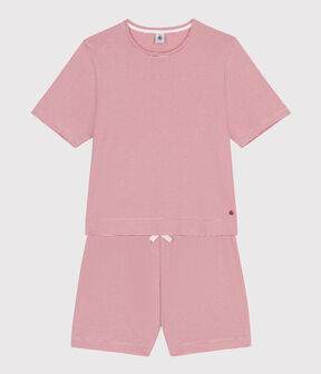 Set 2 Pezzi Petit Bateau Per Bimba - Top E Pantaloncini, Collo A U, Senza Maniche, Lavabile In Lavatrice, Stile Classico