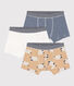 3er-Set Boxershorts aus Baumwolle mit Schafmotiv für Jungen