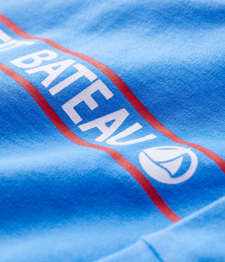 Baby-Sweatshirt aus leichtem Molton blau