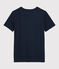 T-Shirt aus Sea-Island-Baumwolle für Damen blau MARINE