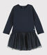 Langärmeliges Baby-Kleid für Mädchen