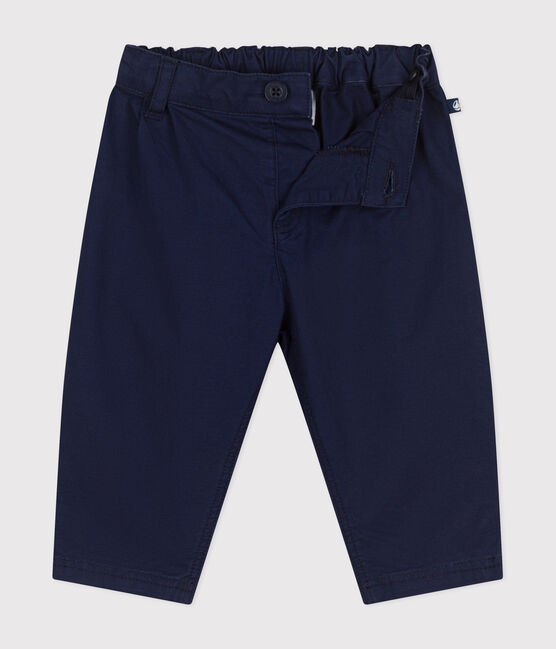 Baby-Hose aus Serge blau MEDIEVAL