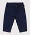Baby-Hose aus Serge blau MEDIEVAL