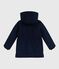 Kinder-Parka halblang und einfarbig blau SMOKING