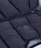Kinder-Steppweste aus gestepptem Doppeljersey blau SMOKING