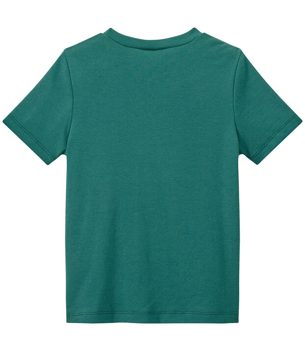 Jungen-T-Shirt mit Brusttasche gr&uuml;n Olivier