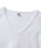 Damen-Langarmshirt mit V-Ausschnitt weiss ECUME