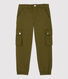 Kinder-Cargohose aus Baumwoll-Gabardine für Mädchen