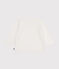 Baby-Cardigan aus Baumwollstrick in Ajour-Optik weiss MARSHMALLOW