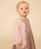 Baby-Cardigan aus Baumwollstrick in Ajour-Optik rosa SALINE