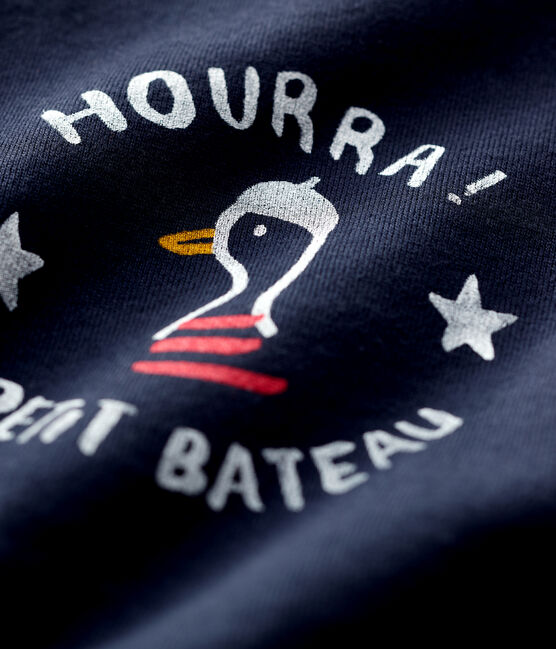 Baby-Sweatshirt aus Molton. blau SMOKING