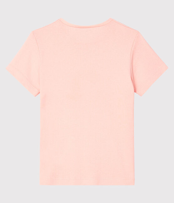 Kurzärmliges T-Shirt für Mädchen rosa MINOIS