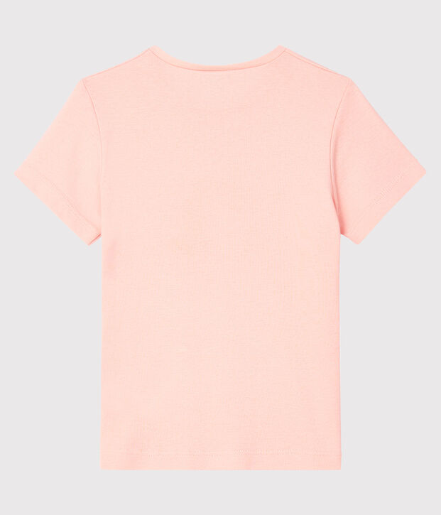 Kurz&auml;rmliges T-Shirt f&uuml;r M&auml;dchen rosa