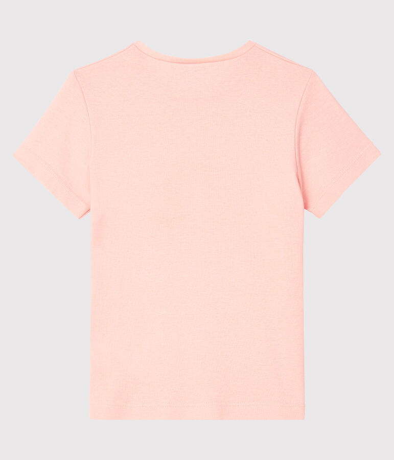Kurz&auml;rmliges T-Shirt f&uuml;r M&auml;dchen rosa