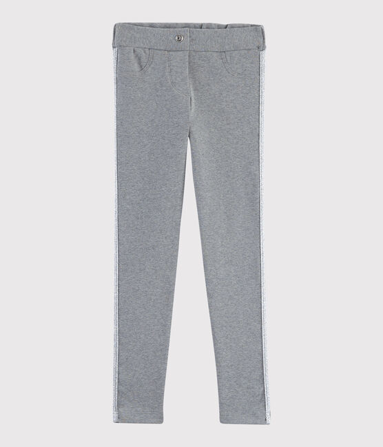 Kinder-Jeggings für Mädchen grau SUBWAY CHINE