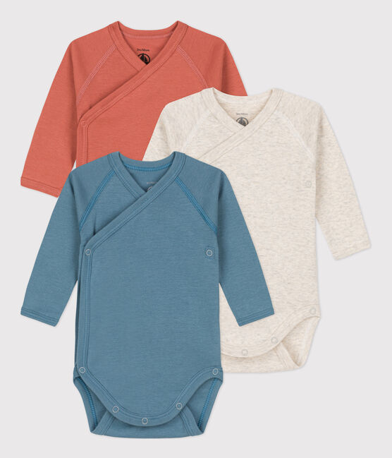 3er-Set langärmelige Baby-Bodys aus Baumwolle variante 1