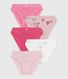 Set Kinder-Slips aus Baumwolle mit Blumenmuster