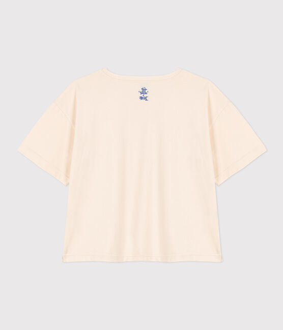 Damen-T-Shirt LE BOXY aus Baumwolle naturfarben AVALANCHE