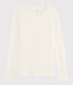 Damen-T-Shirt aus Wolle und Baumwolle