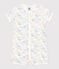 Baby-Overall aus Baumwolle mit Regenbogen-Printmotiv weiss MARSHMALLOW/weiss MULTICO
