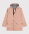Klassische Regenjacke aus recyceltem Material und Bio-Baumwolle beige VINTAGE