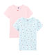 Mädchen Kurzarmshirts im 2er-Set