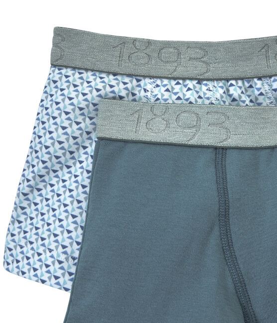 Jungen-Boxershorts im 2er-Set weiss LOT