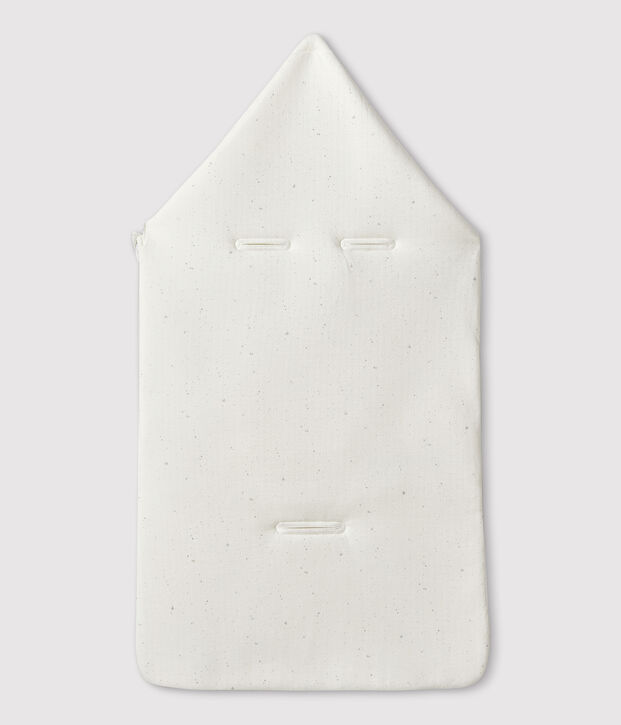Babynest in Wei&szlig; aus Doppeljersey aus Bio-Baumwolle weiss